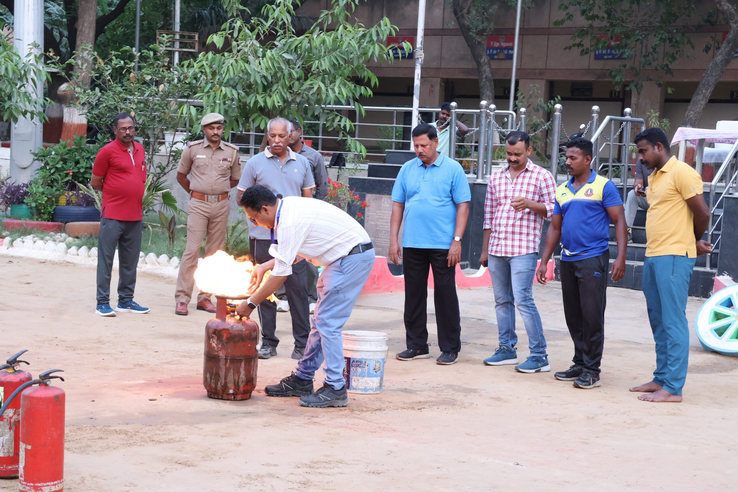 Fire suppression system refilling